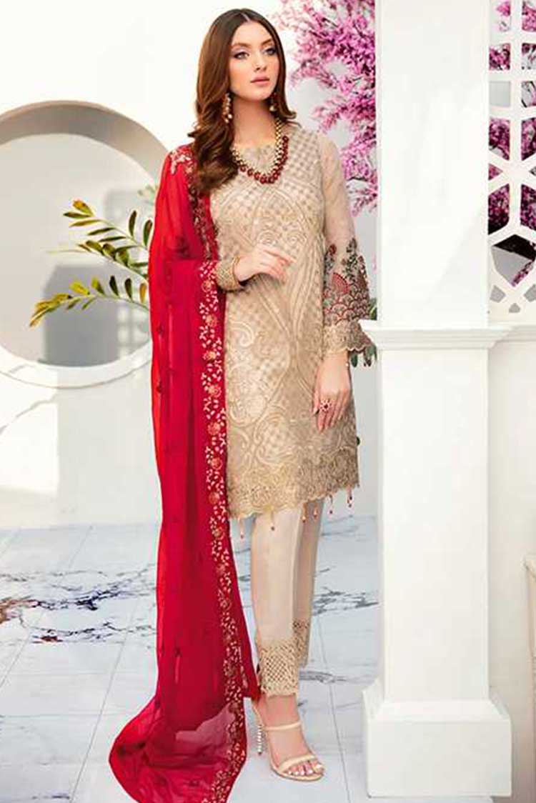 Picture of Ramsha - D-502 Rangoon Embroidered Collection Vol 5 - Available at Raja Sahib