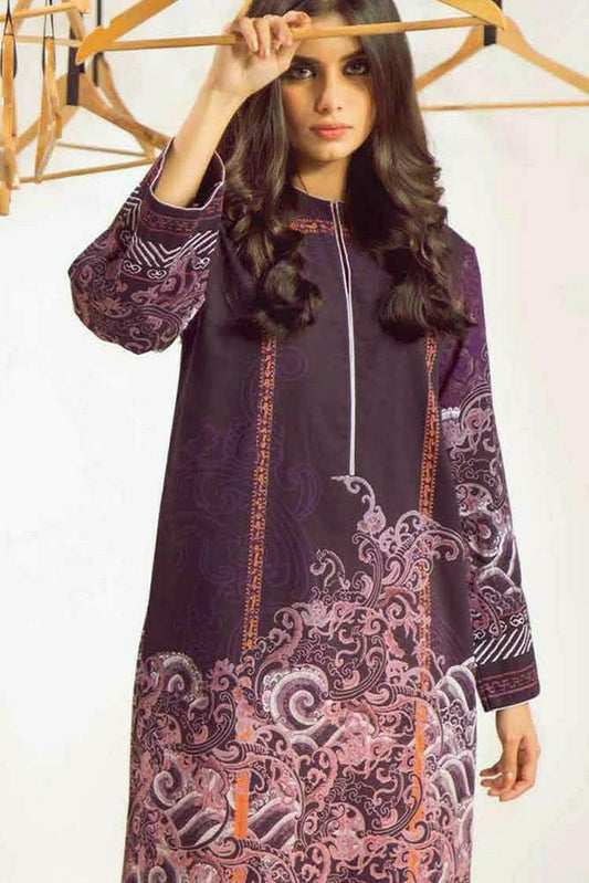 Picture of Al Karam - MS 25 19 Purple Mid Summer Collection - Available at Raja Sahib