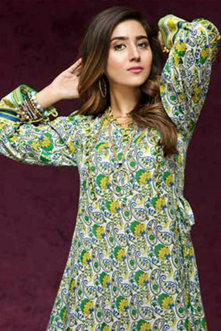 Gul Ahmed - 1 PC Printed Cotton Kurti SK 64 Gulistan Winter Collection