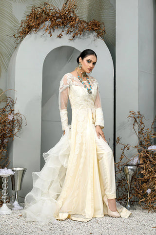 Picture of Maryam Malik - Noor Festive Collection - Vanilla - Available at Raja Sahib