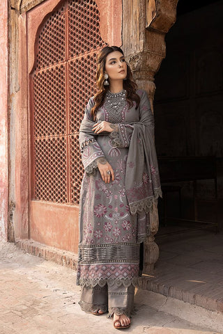 Vasal Embroidery Peach Leather Wool Collection-08