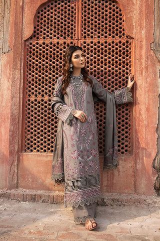 Humdum - Vasal Embroidery Peach Leather Wool Collection-08