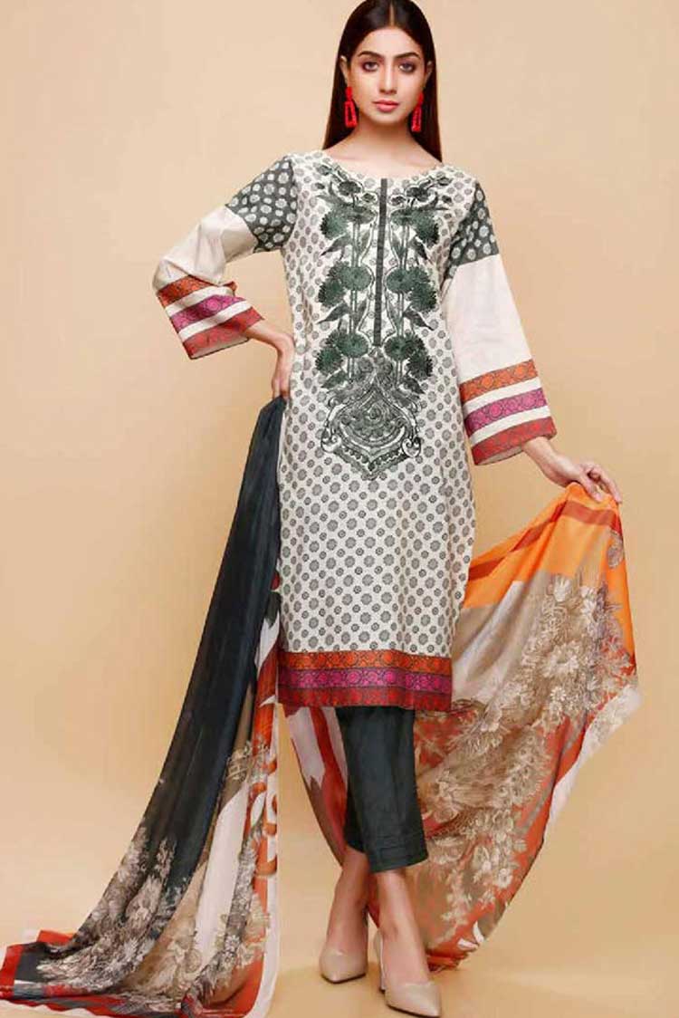 Picture of Charizma - Design 8B Infinity Embroidered Lawn Collection Vol 2 - Available at Raja Sahib