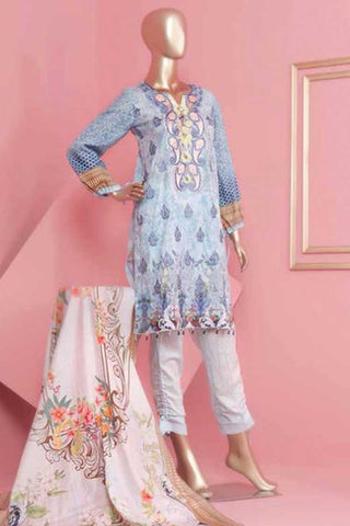 Al Zohaib Textile - Design 3 Rung Embroidered Collection Vol 2