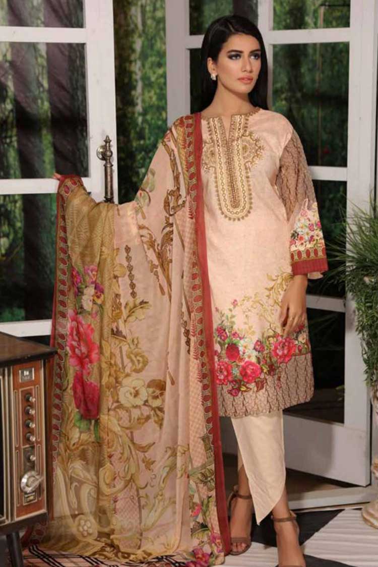 Picture of Johra - JH 287 Rangoli Embroidered Lawn Collection - Available at Raja Sahib