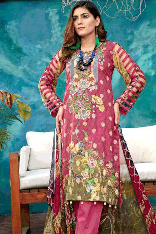 Picture of Riaz Arts - AE 53 Aafreen Embroidered Lawn Collection - Available at Raja Sahib