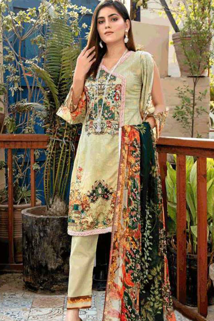 Picture of Riaz Arts - AE 56 Aafreen Embroidered Lawn Collection - Available at Raja Sahib