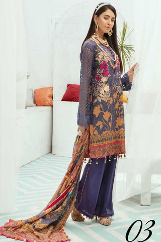 Picture of Riaz Arts - Design 03 Sophia Digital Embroidered Lawn Collection - Available at Raja Sahib