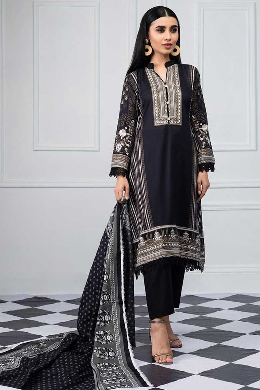 Picture of Regalia Textiles - SB & W 10 Salina Black & White Collection - Available at Raja Sahib