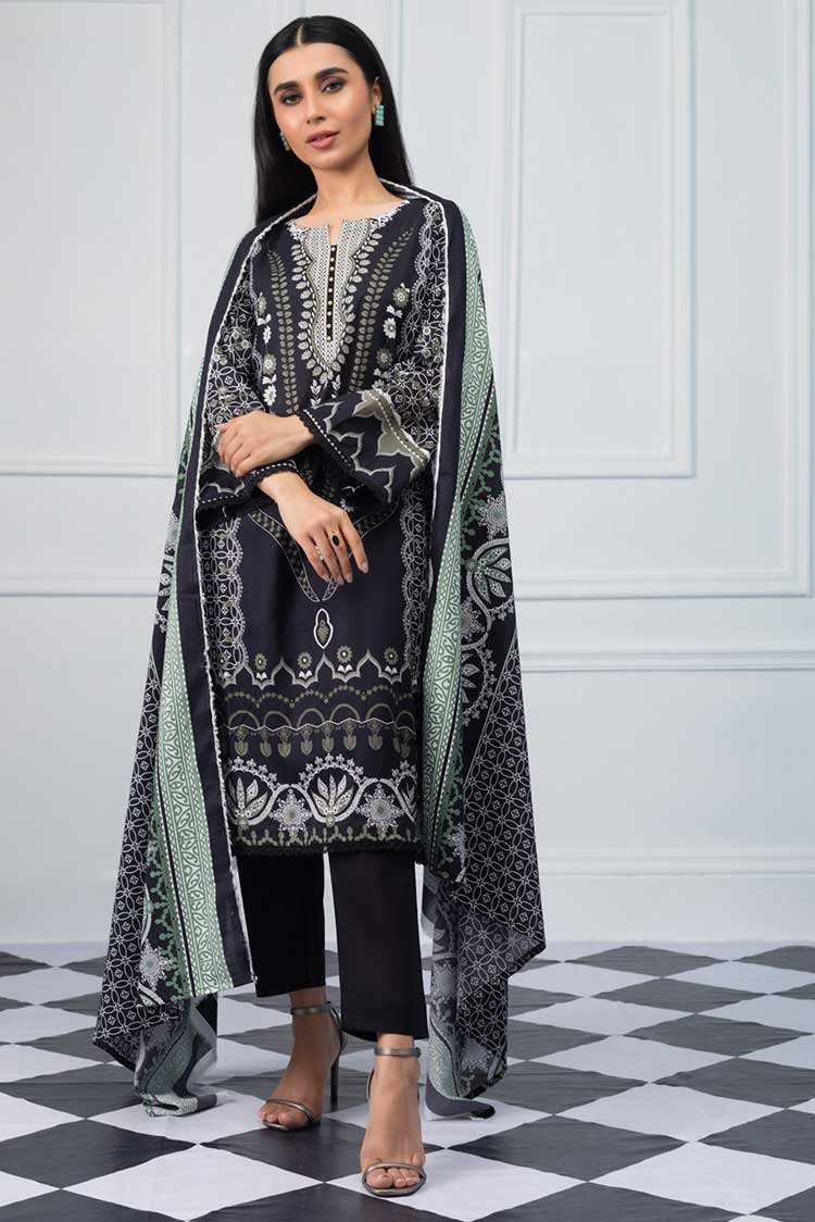 Picture of Regalia Textiles - SB & W 05 Salina Black & White Collection - Available at Raja Sahib