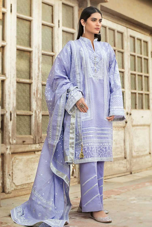 Picture of Gul Ahmed - ARZ 04 3 PC Lawn Suit Summer Basic Lawn Collection Vol 1 - Available at Raja Sahib