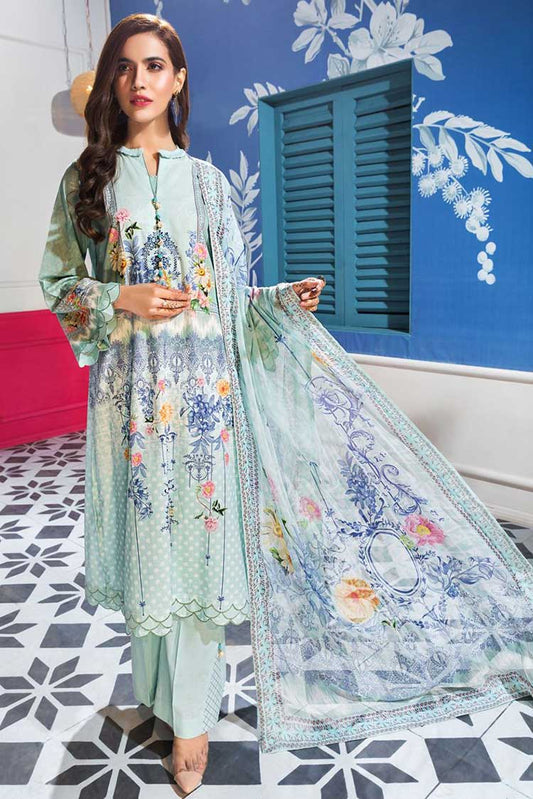 Picture of Gul Ahmed - BM 149 3 PC Lawn Suit Summer Basic Lawn Collection Vol 1 - Available at Raja Sahib