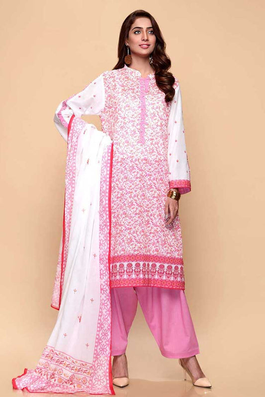 Picture of Gul Ahmed - CL 665 B 3 PC Lawn Suit Summer Basic Collection - Available at Raja Sahib