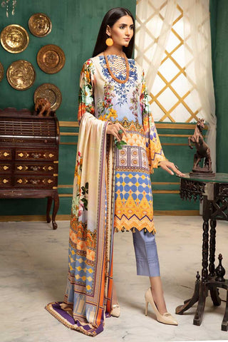 Picture of Shaista - Design 261 Kasab Digital Cotary Cotail Collection - Available at Raja Sahib