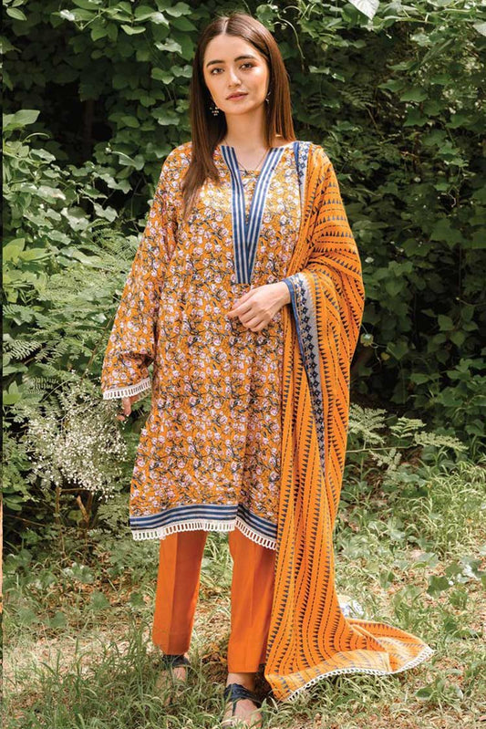 Picture of Orient - Design 202A 3PC Linen Suit Mysa Winter Collection Vol 1 - Available at Raja Sahib