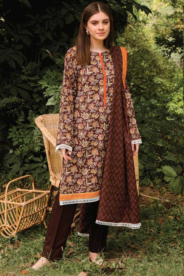 Picture of Orient - Design 203B 3PC Linen Suit Mysa Winter Collection Vol 1 - Available at Raja Sahib