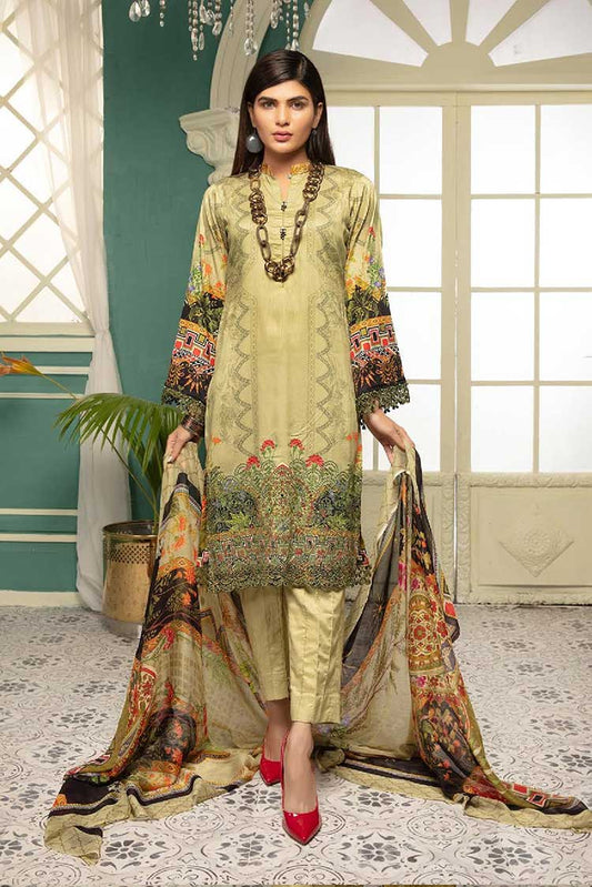 Picture of Shaista - Design 80 Saqafat Embroidered Katrai Cotail Collection - Available at Raja Sahib