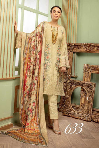 Picture of Shaista - Design 633 Khoobseerat Embroidered Peach Leather Collection Vol 10 - Available at Raja Sahib