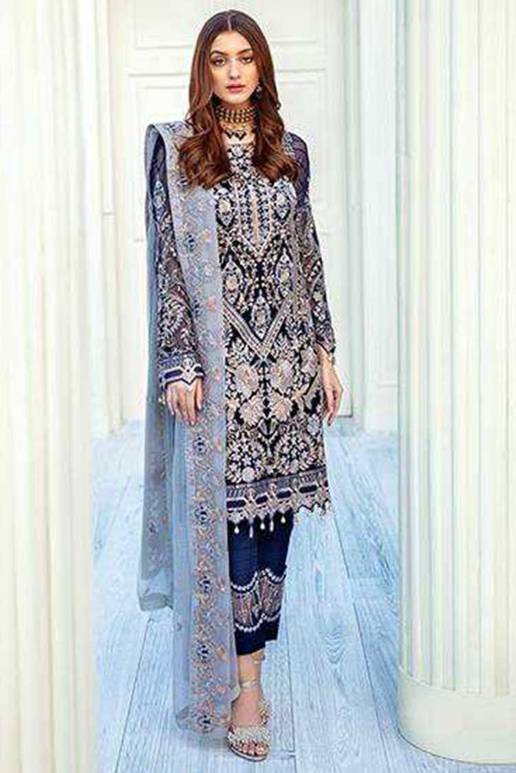 Picture of Ramsha - A 203 Chevron Embroidered Collection Vol 2 - Available at Raja Sahib