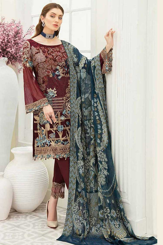 Picture of Ramsha - Design 1901 Luxury Chiffon Collection Vol 19 - Available at Raja Sahib