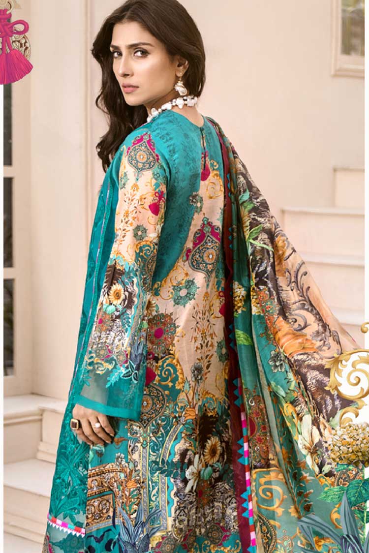 Picture of Noor by Saadia Asad - Sweven D7 A Luxury Lawn Collection - Available at Raja Sahib