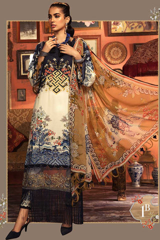 Picture of Maria B - Design 1B M Prints Fall Winter Collection - Available at Raja Sahib