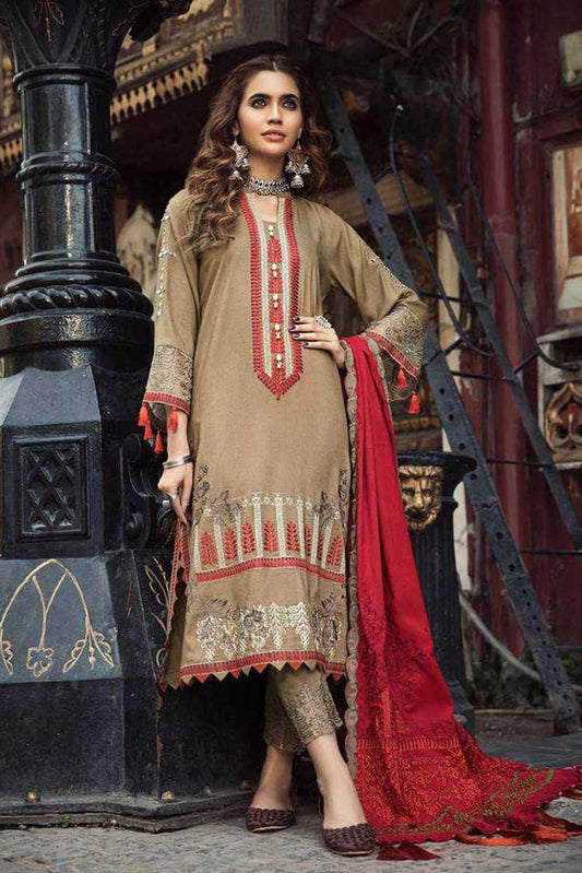 Picture of Charizma - MSK 12 Gypsy Canvas Signature Masakali Premium Embroidered Shawl Collection - Available at Raja Sahib