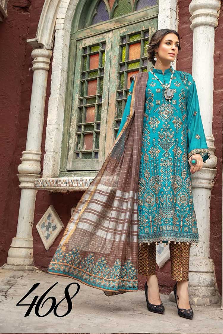 Picture of Shaista - Design 468 Luxury Embroidered Masuri Collection - Available at Raja Sahib