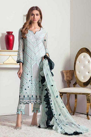Banafsheh Design 06 Luxury Embroidered Chiffon Collection 2020