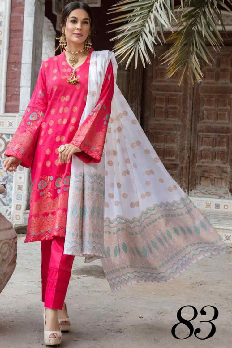 Picture of Shaista - 3 PC Brosha Lawn 83 Summer Collection - Available at Raja Sahib