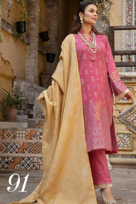 Picture of Shaista - 3 PC Brosha Lawn 91 Summer Collection - Available at Raja Sahib