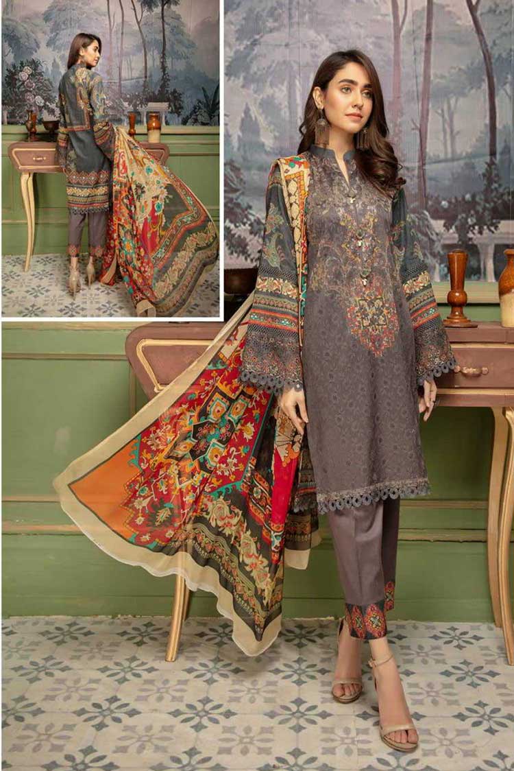 Picture of Riaz Arts - AM 10 Mahees Chikankari Lawn Collection Vol 1 - Available at Raja Sahib