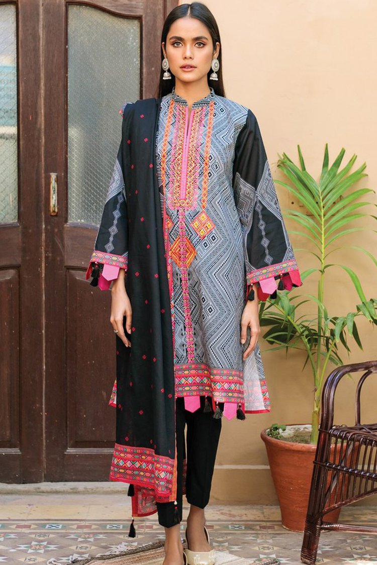 Picture of Orient - 2B Guzarish Printed Lawn Collection - Available at Raja Sahib