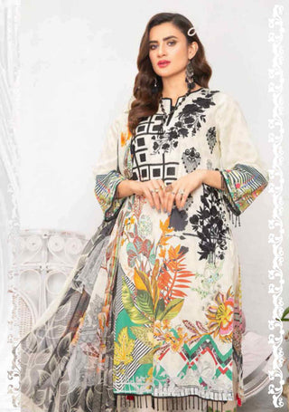 Riaz Arts 3 PC Digital Embroidered Printed 1 Generation Lawn Collection 2021