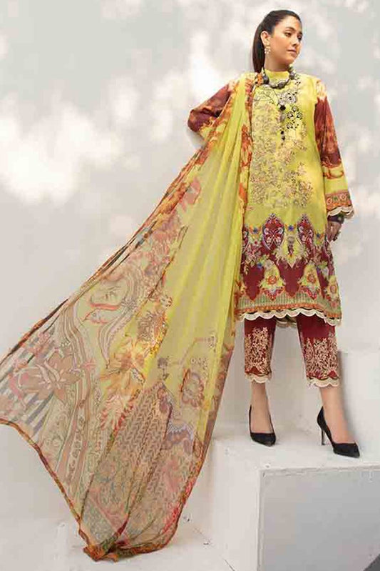 Picture of Shaista - 3 PC Embroidered D-186 Nimra Lawn Collection - Available at Raja Sahib