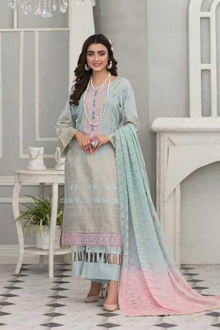 Alesia Embroidered Lawn Broshia Collection 2021 Vol 1