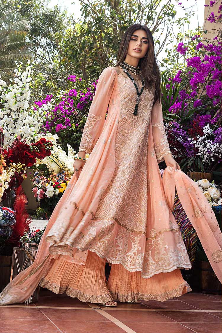 Picture of Gul Ahmed - 3PC Embroidered Chiffon Suit FE 12222 Rani Festive Luxury Collection - Available at Raja Sahib