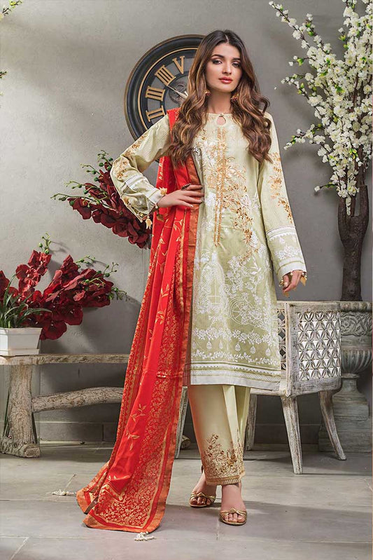 Picture of Gul Ahmed - 3PC Embroidered Lawn Suit FE 12227 Esra Festive Luxury Collection - Available at Raja Sahib