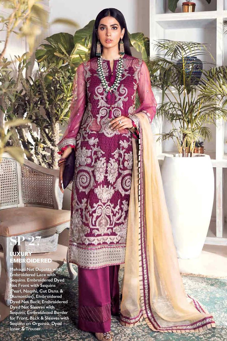 Picture of Gul Ahmed - 3 PC Luxury Embroidered SP27 Premium Lawn Summer Collection - Available at Raja Sahib