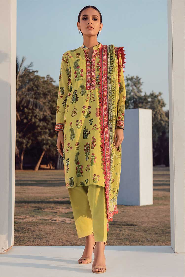 Picture of Al Karam - 3 PC Printed Lawn Suit SS022B Spring Summer Lawn Collection Vol 1 - Available at Raja Sahib