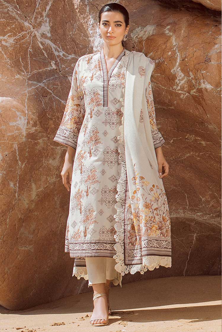 Picture of Al Karam - 3 PC Printed Lawn Suit SS141B Spring Summer Lawn Collection Vol 2 - Available at Raja Sahib