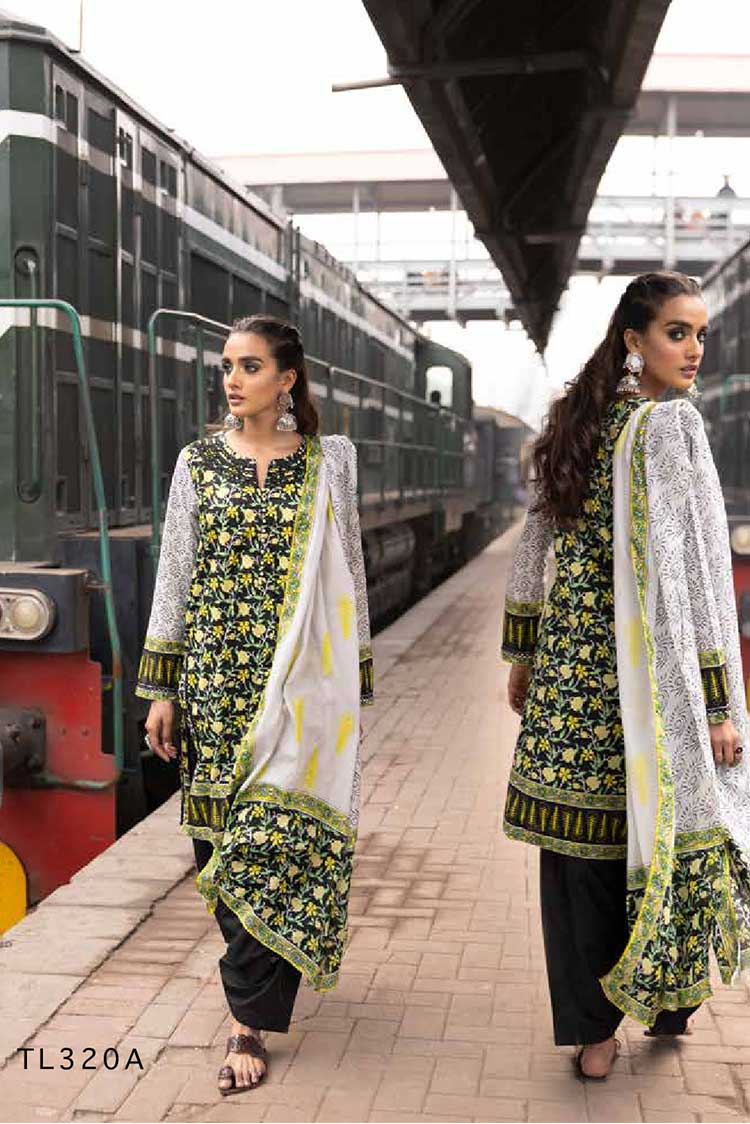 Picture of Gul Ahmed - 2 PC Printed Lawn Suit TL320A Vintage Garden Summer Lawn Collection - Available at Raja Sahib