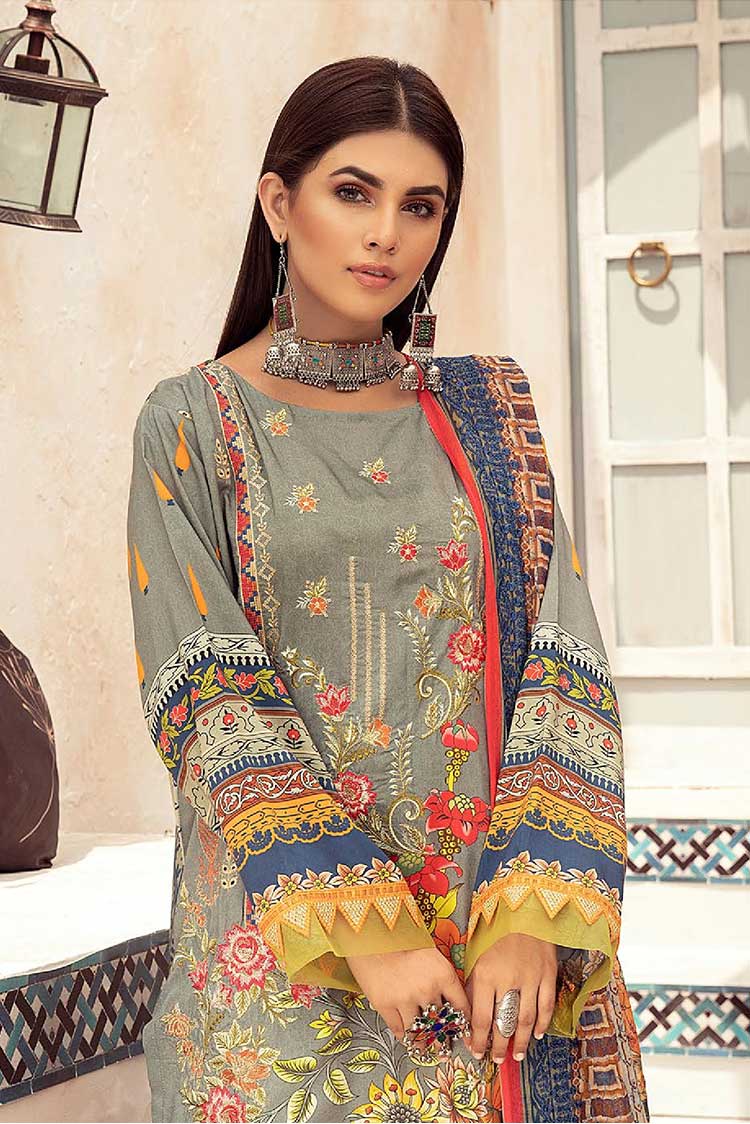 Picture of Shaista - Design 545 Rubash Embroidered Viscose Collection - Available at Raja Sahib