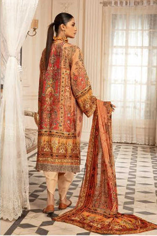 Johra - JR 220 Tulip Embroidered Banarsi Jacquard Viscose Collection