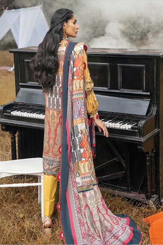 Al Zohaib Textile - WB21 01 Wintry Breeze Embroidered Shawl Collection