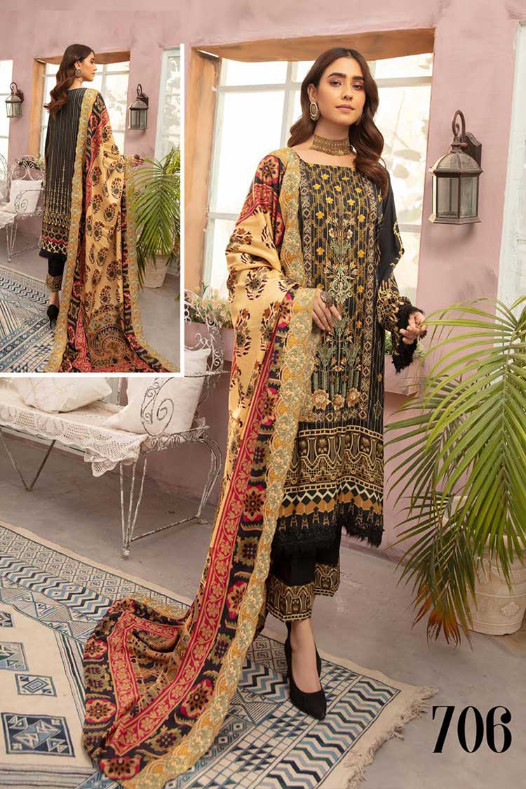 Areeba Digital Embroidered Viscose Collection 2021