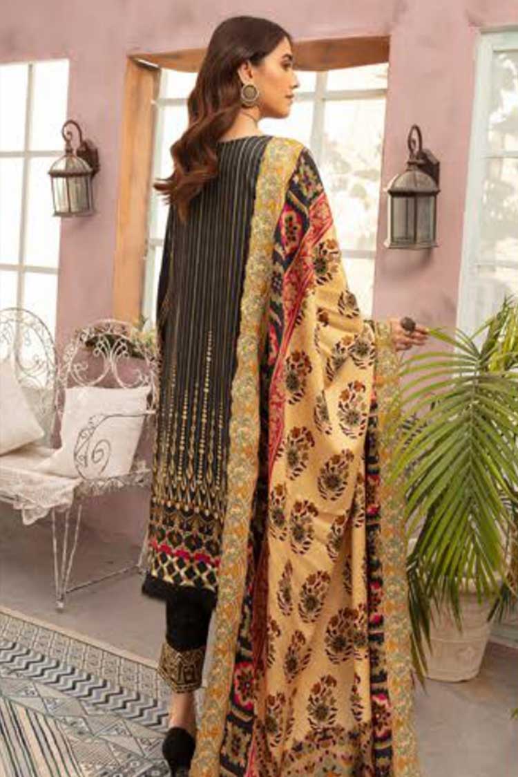 Picture of Shaista - Design 706 Areeba Digital Embroidered Viscose Collection - Available at Raja Sahib