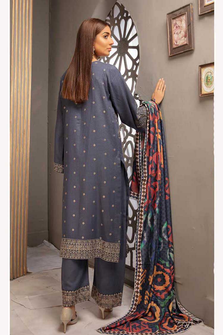 Picture of Johra - JH 511 Mushq Digital Embroidered Winter Collection - Available at Raja Sahib