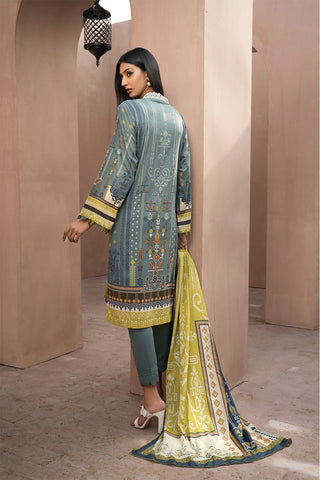 Jahan Ara 3 PC Spring Summer D-3 Embroidered Lawn Collection 2021