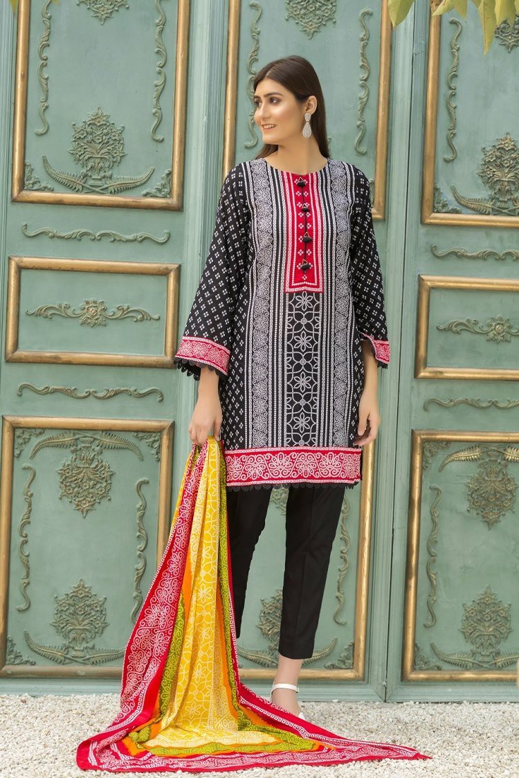 Picture of Ittehad - 3 PC D-131B Spring Summer Crystal Lawn Collection - Available at Raja Sahib